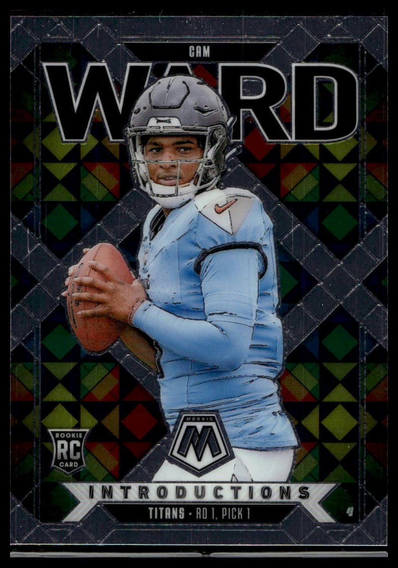 2025 Panini Mosaic #6 Cam Ward Introductions RC