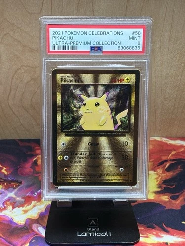 2021 Pokemon Celebrations Ultra-Premium Collection Metal Pikachu #58 PSA 9