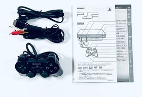 Sony PlayStation 2 PS2 SCPH-50000 Midnight Black Console Boxed NTSC-J Japan