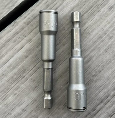 2 Stck. 8 mm 5/16 Zoll 1/4 Zoll Sechskantantrieb Tek Bit Mutternsetzer Schraubendreher für Tek Schraube 