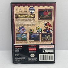 Paper Mario The Thousand Year Door Nintendo Gamecube, NO Manual, Tested.