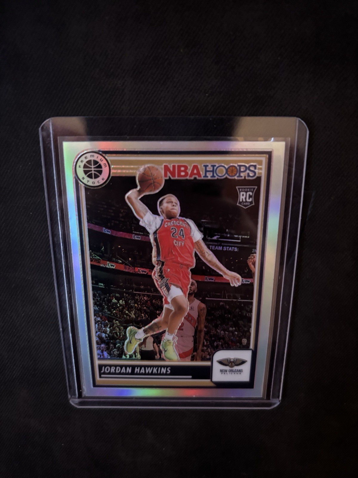 2023-24 Panini Nba Hoops Premium Stock - Jordan Hawkins #125 Silver Prizm (RC)