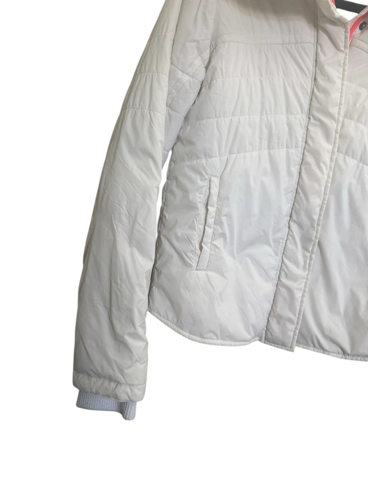 Roxy Medium White Ivory Lightweight Puffer Jacket… - image 3