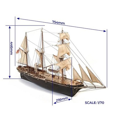 OcCre HMS Endurance Standmodellbausatz 1:70 / oc12008