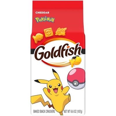 Goldfish Pokemon Cheddar Cheese Crackers 6.6 Oz