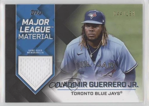 2022 Topps Series 1 Major League Material Black /199 Vladimir Guerrero Jr