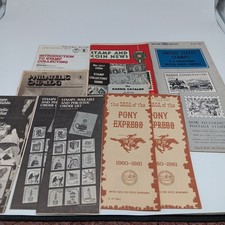 Lot of (11) Vintage Philatelic and Stamp Collecting Books and Pamphlets