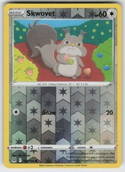 Skwovet 150/196 Reverse Holo Lost Origin Pokémon TCG