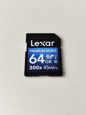 Lexar Premium Series 64gb SDXC Class 10 UHS I