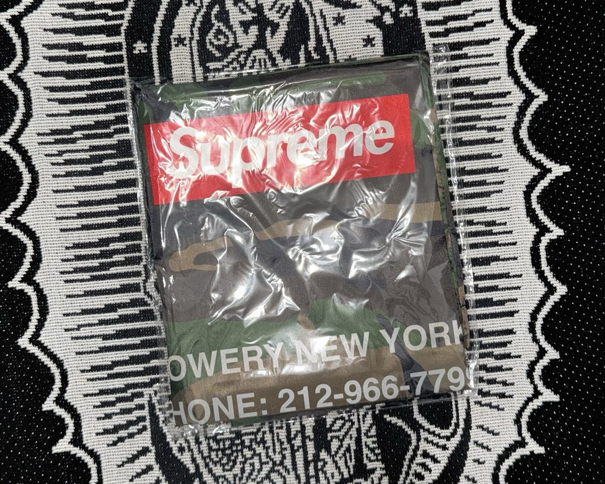 SUPREME WOODLAND CAMO LAUNDRY BAG FW25 GIFT | eBay