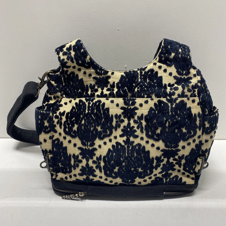 Bolsa de pañales floral negra Petunia Foto 2 de 4