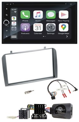 Blaupunkt DAB Lenkrad TMC Bluetooth USB 2DIN Navigation für Alfa Romeo GT 147 07