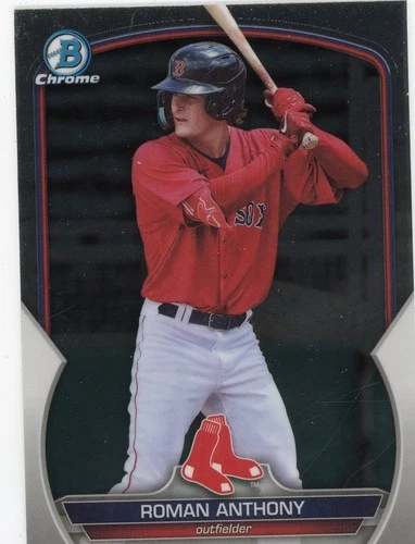 2023 Bowman Chrome Draft Prospect Rookie Roman Anthony #112 Red Sox
