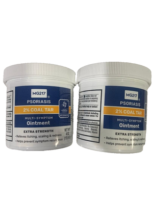 MICOREA ムコ多糖配合モイスチャーゲル Mg217 Psoriasis Coal tar Formula Ointment 4 oz (Pack Of 2 jars