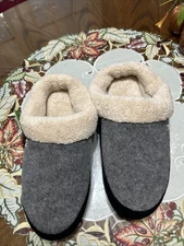 VONMAY Mens Comfy Slippers Memory Foam Soft Faux Sherpa Slip on House Shoes