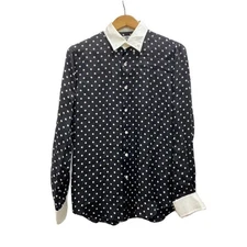 WACKO MARIA Long Sleeve Shirt Black Dot S