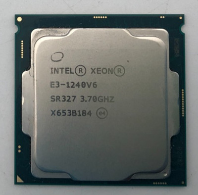 Intel Xeon E3-1240 v6 SR327 3.70GHz Quad-Core 8-Thread LGA1151 Server CPU