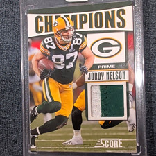 Panini 2011 Score Super Bowl XLV Champions Prime Jordy Nelson Patch #JN