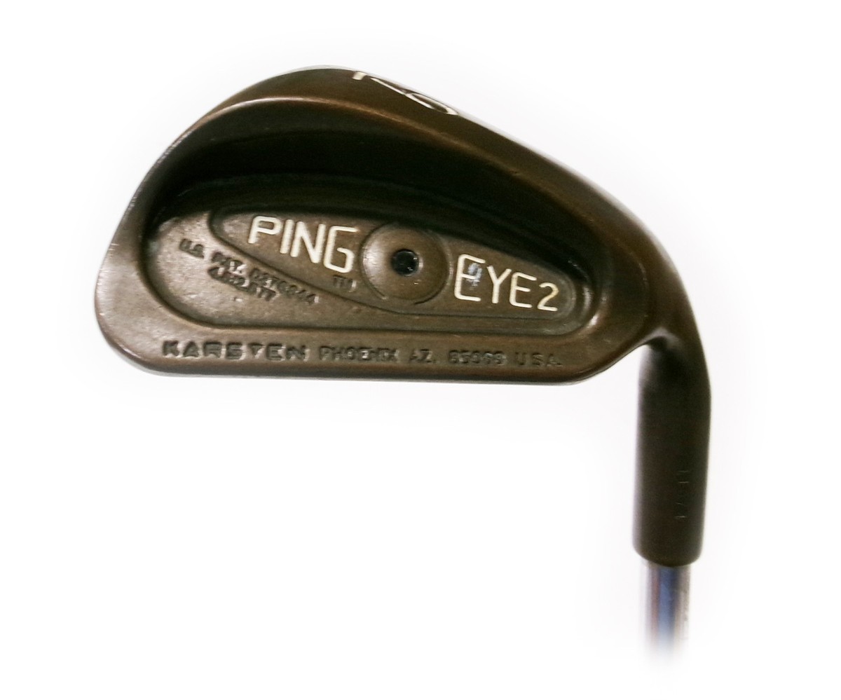 【名器】 MOON VALLEY刻印付 PING EYE2＋ BECU Ping Eye 2 BeCu Single 9 Iron Black Dot Steel Ping