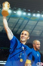Fabio Cannavaro signed World Cup celebration Image P 12x8 photo ACG Cert RACC