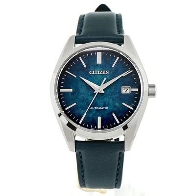 Citizen Collection NB1060-12L Silver Leaf Lacquer Blue Dial Mechanical Brand New