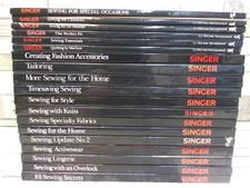 Singer Reference Library, 19 Volumes - Sewing Essentials; Sewing for the Home; S