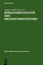 Andreas Gardt Sprachgeschichte des Neuhochdeutschen (Hardback) (UK IMPORT)