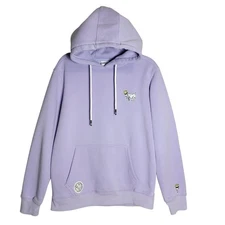 GOAT USA Lavender Hoodie Sweater Medium Embroidered Heavy Weight