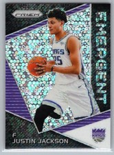 2017-18 Panini Prizm Emergent - Prizms Fast Break Justin Jackson