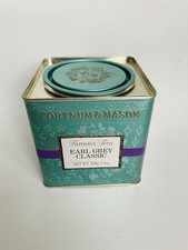Fortnum and Mason famous teas Earl Grey Classic 250g Tea Tin caddy empty