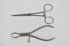 Benco Dental Orthodontic Baade Plier &  Mathieu Needle Holder  - Great Condition