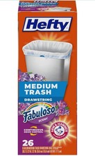 Hefty Medium Trash Bags, Fabuloso Scent - 8 Gallon 26 CT 