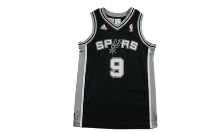 Maillot basket rétro Spurs San Antonio N°9 Parker enfant NBA - Photo 1/4
