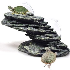 Turtle Basking Platform Tortoise Dock Aquarium Landscape Decorative Climbing ...