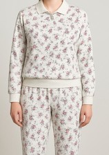 Vintage Carole Little St. Tropez Floral Pants Top Set Size M New With Tags