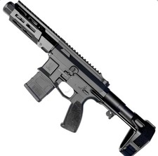 JJ JinjJi Defense PDX CA-12 Black Electric 7MM-8MM Compact Gel Ball Blaster