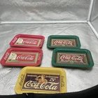Vintage COKE COLA Collectibles 5 small trays