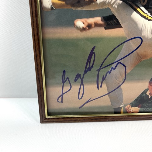 Gaylord Perry Autographed 8x10 Framed Photo/Magazine Page San Diego Padres - Picture 6 of 16