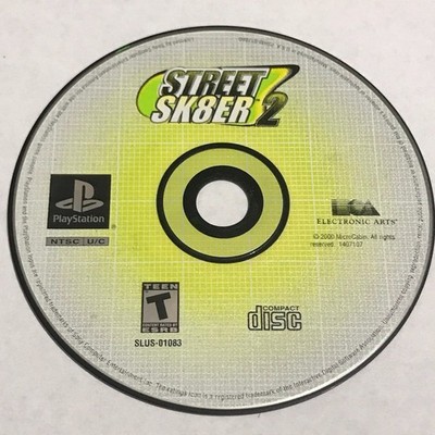Street Sk8er 2 (Sony PlayStation 1, 2000) PS1 Tested