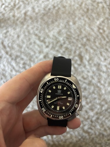 Steeldive SD1970 6105 Turtle Captain Willard Automatic Seiko NH35 Movement EUC
