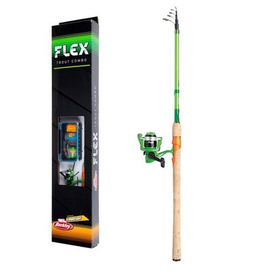 Berkley Flex Trout Starter Combo 2,40m / 5-15g Forellenangelset Rute Rolle Schnu