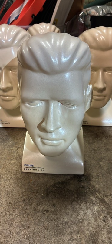 Philips Respironics Glossy Mannequin Head Display Body Part Glossy Display