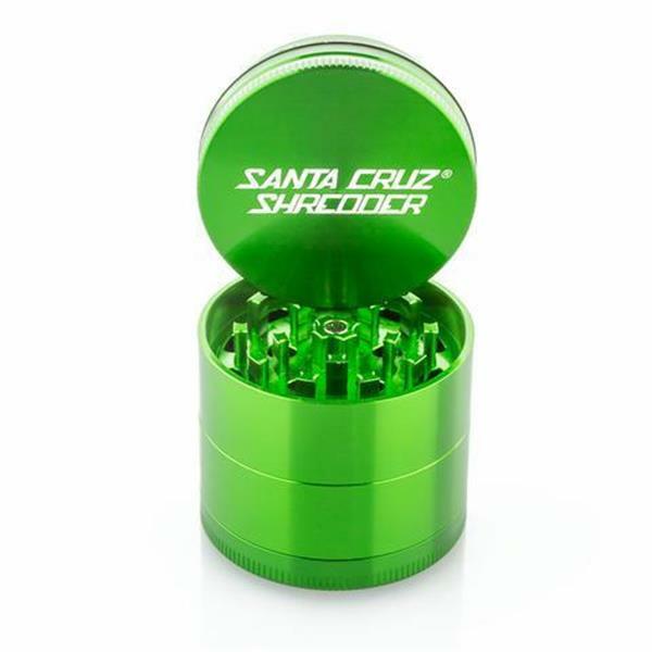 Medium 2.1" Green Santa Cruz Shredder Aluminum Herb Grinder 