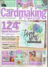 CARD MAKING  PAPERCRAFT, FEBRUARY, 2019  ISSUE  192 FREE GIFTS NOT INCLUDE.