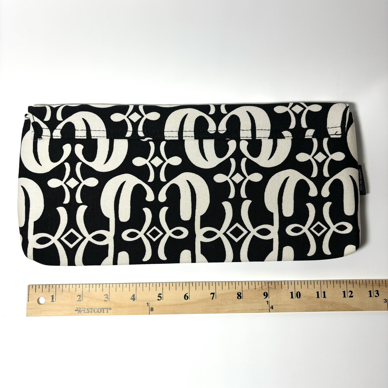 Initials, Inc. Envelope Style Clutch Bag Purse Bl… - image 6