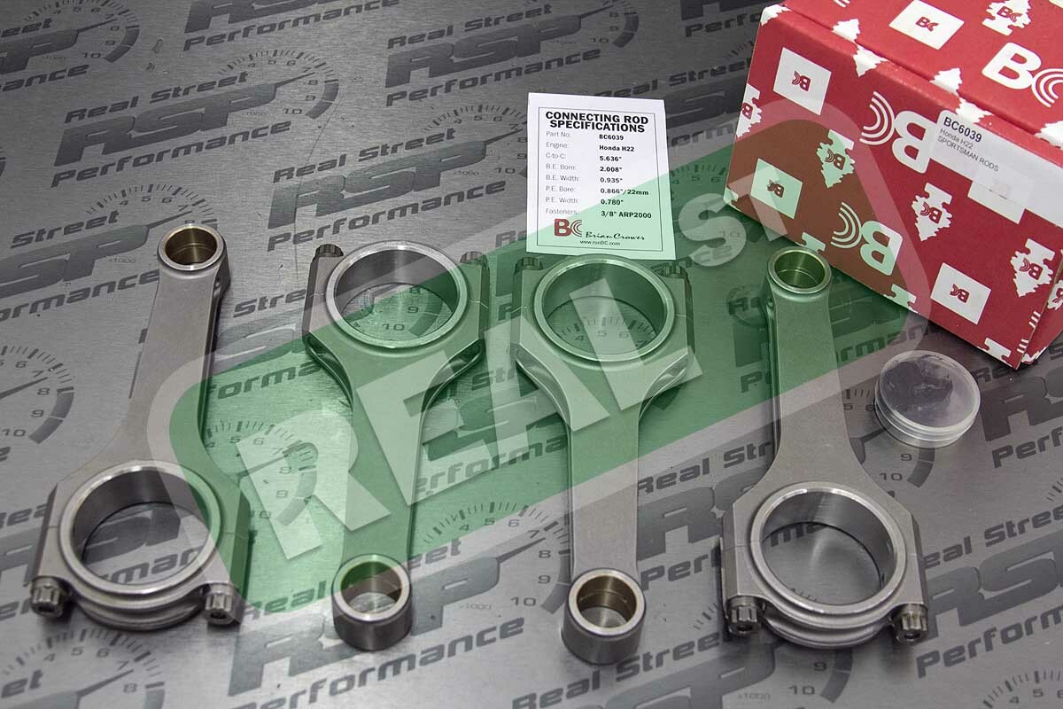 Brian Crower H Beam Rods Honda Prelude H22 H22A H22A1 H22A4 2.2L