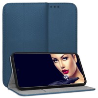 SchutzhüLle Bookstyle FüR Samsung Galaxy A13 4G (SM-A135, 6.6'') (Dunkelblau)