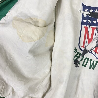 VINTAGE 90's New York JETS NFL Throwbacks Mirage Green Bomber