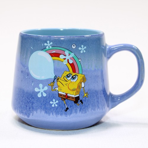 New Officially Licensed SpongeBob SquarePants Rainbow Bubble 18 Ounce Coffee Mug - Picture 6 of 10