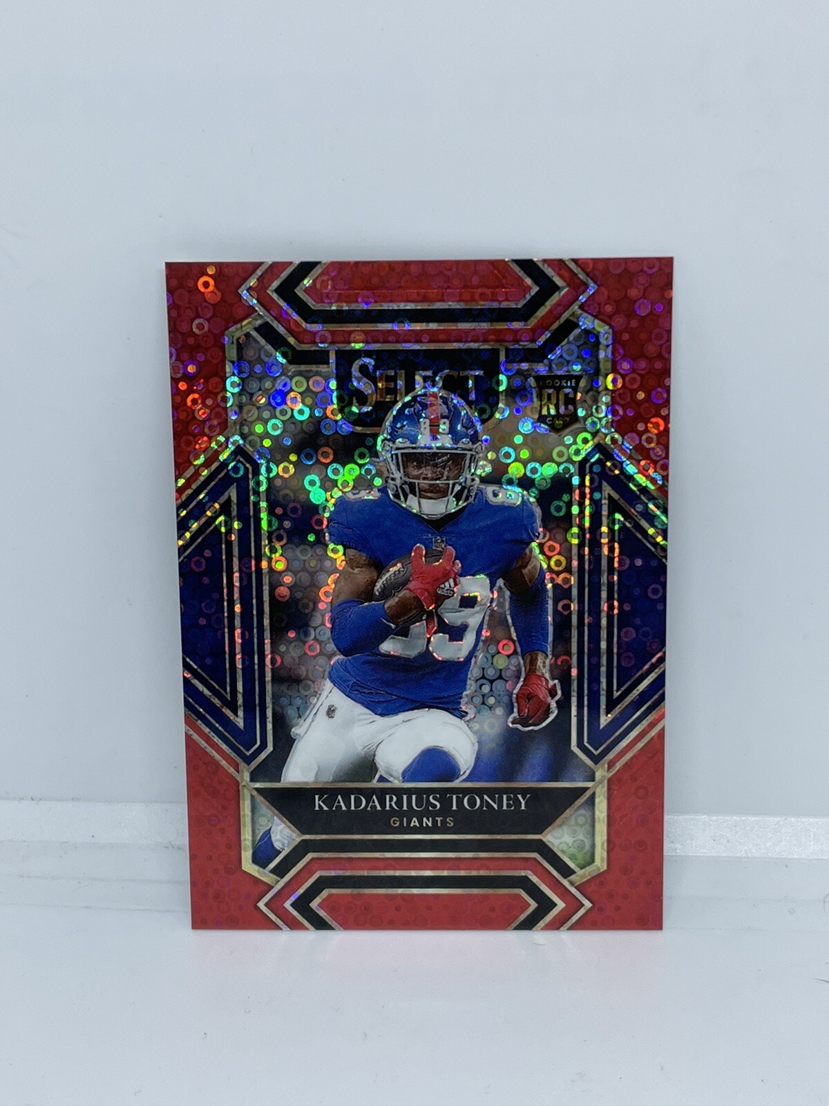 2021 Select Kadarius Toney Red Disco H2 Prizm /49 RC Club Level. Giants/Chiefs